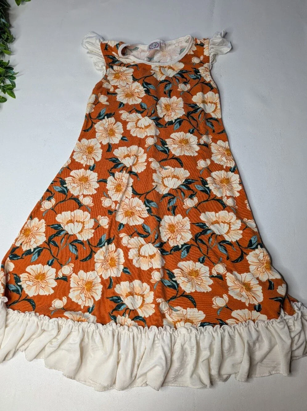 Little Lovebird Boutique Cottage Core Set Of 2 Floral Dresses Girls 12